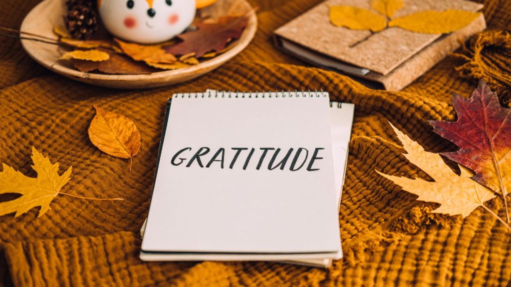 Gratitude journaling