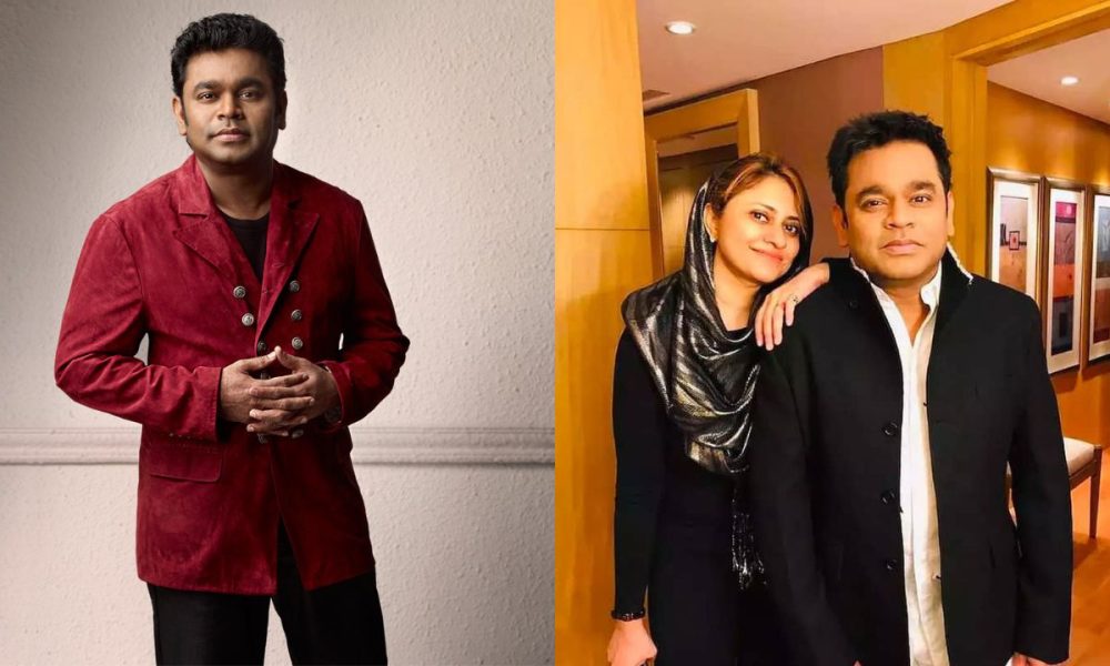 A.R. Rahman and Saira Banu