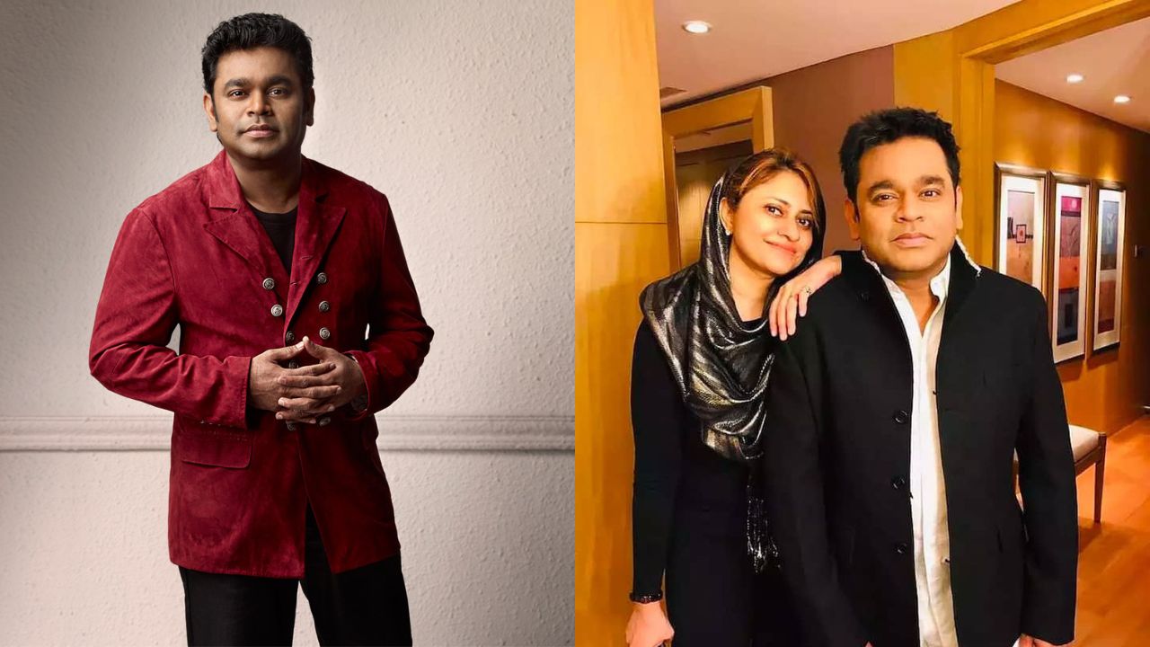 A.R. Rahman and Saira Banu